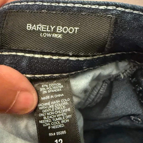 Express Women's Deep Indigo Boot Cut Jeans - Picture 7 of 7